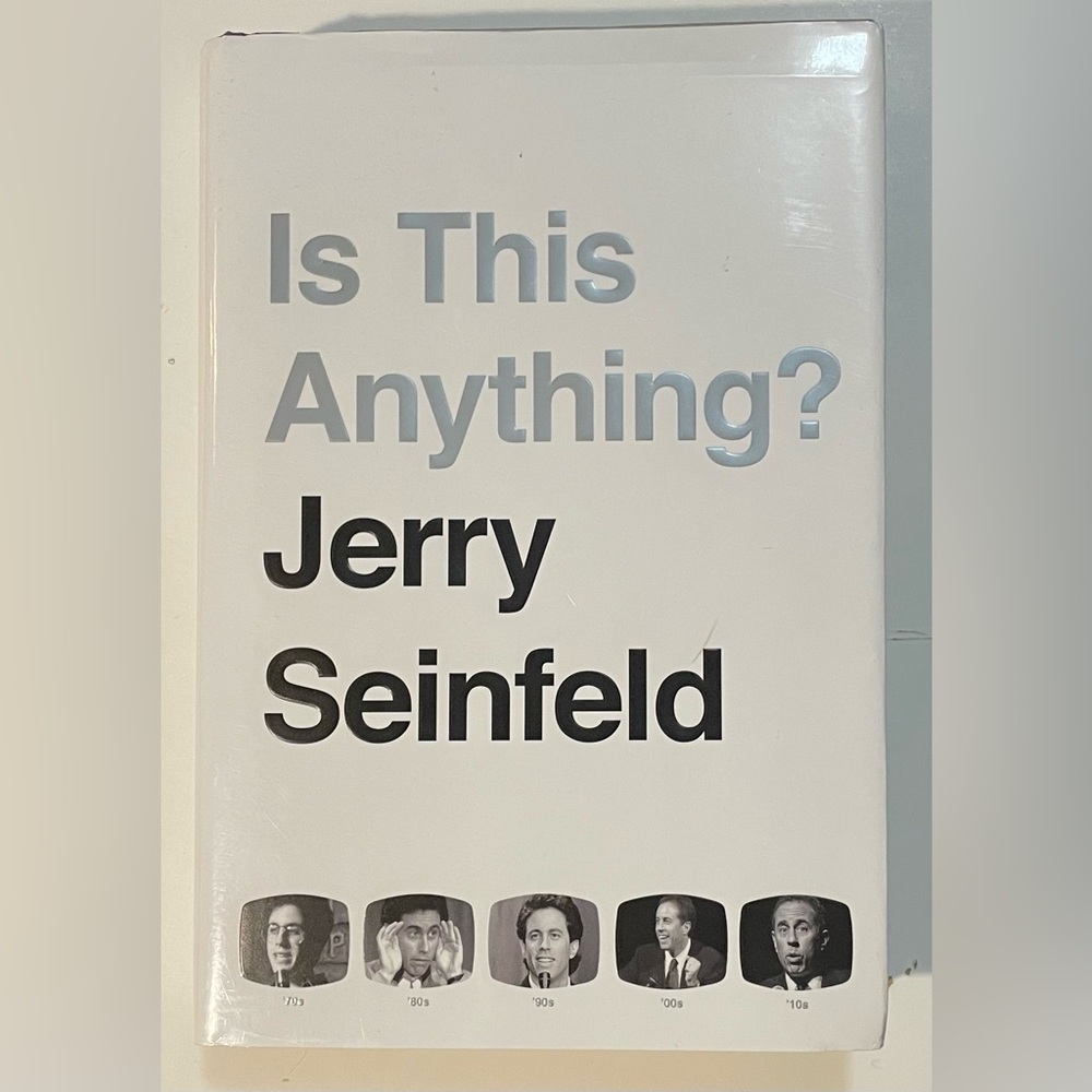 Is This Anything? by Jerry Seinfeld First Edition Hardcover Book
Seinfeld